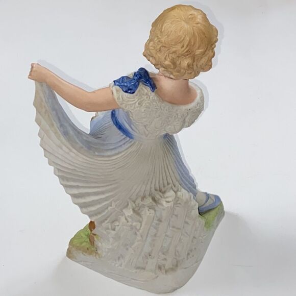 Antique Gebruder Heubach Large Bisque Dance Girl Figure Porcelain Colectivo - Picture 13 of 16